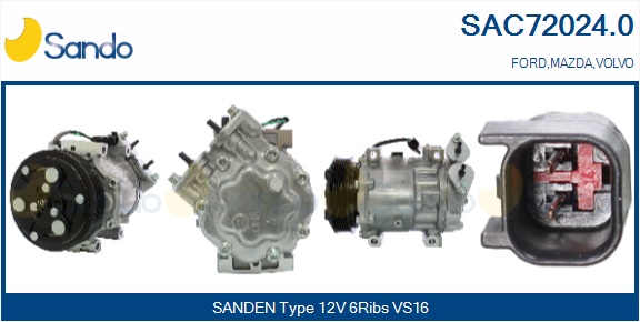 Compressore, climatizzatore SANDO SAC72024.0