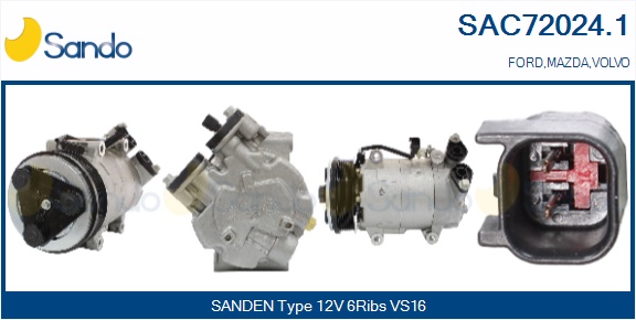 Compressore, climatizzatore SANDO SAC72024.1