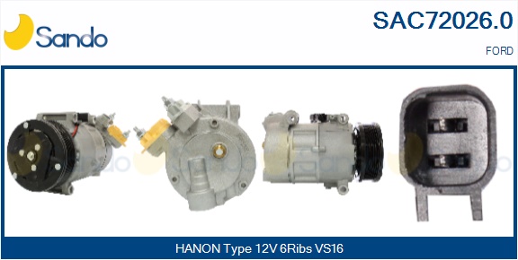 Compressore, climatizzatore SANDO SAC72026.0