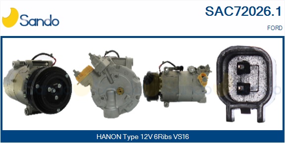 Compressore, climatizzatore SANDO SAC72026.1
