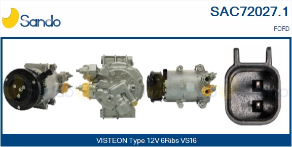 Compressore, climatizzatore SANDO SAC72027.1