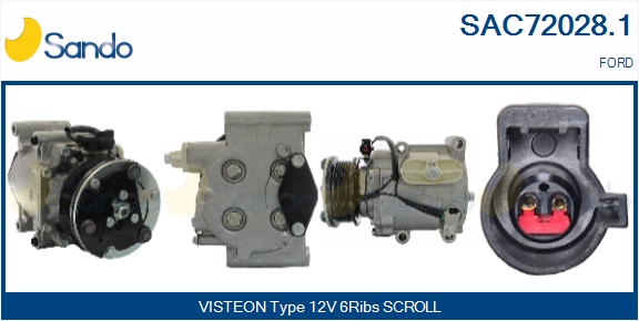 Compressore, climatizzatore SANDO SAC72028.1