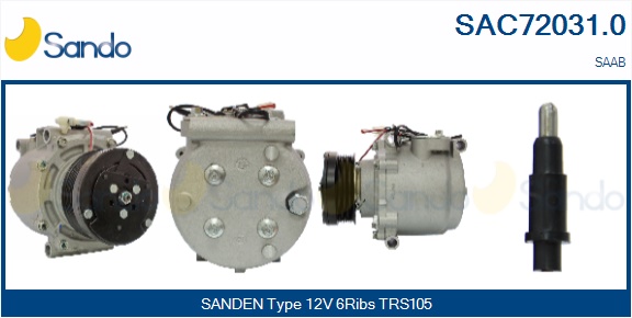 Compressore, climatizzatore SANDO SAC72031.0