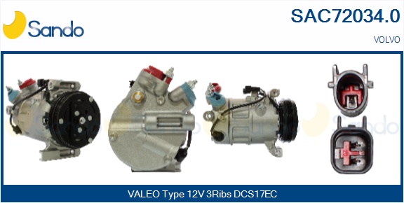 Compressore, climatizzatore SANDO SAC72034.0