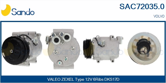 Compressore, climatizzatore SANDO SAC72035.0