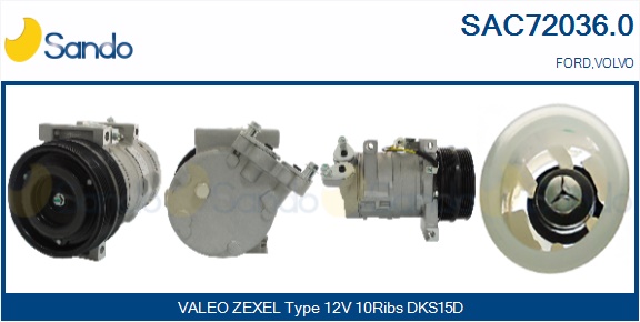 Compressore, climatizzatore SANDO SAC72036.0