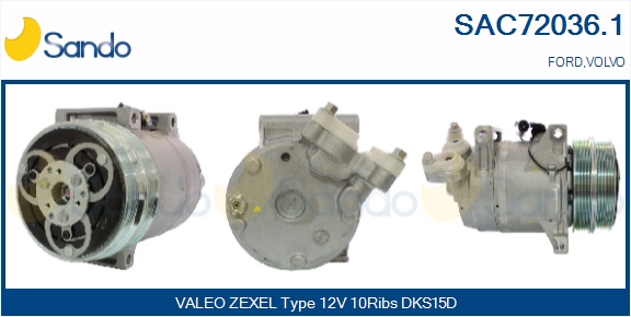 Compressore, climatizzatore SANDO SAC72036.1