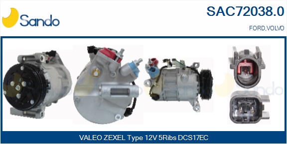 Compressore, climatizzatore SANDO SAC72038.0