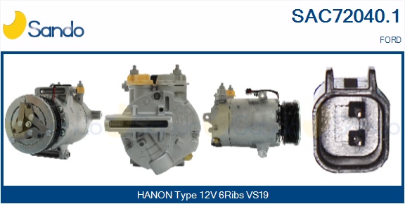Compressore, climatizzatore SANDO SAC72040.1