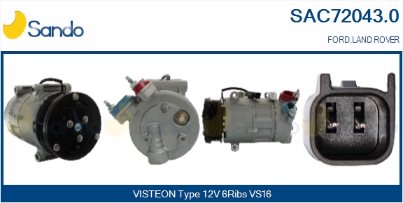 Compressore, climatizzatore SANDO SAC72043.0
