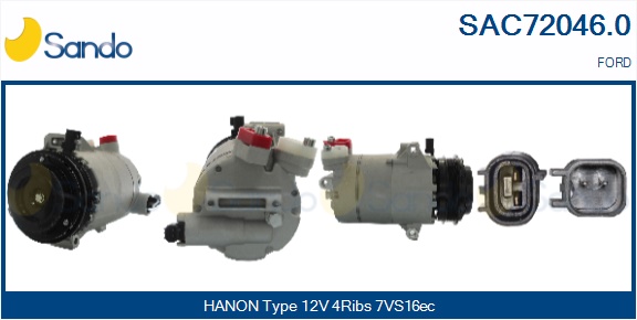 Compressore, climatizzatore SANDO SAC72046.0