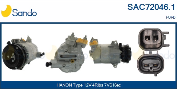 Compressore, climatizzatore SANDO SAC72046.1