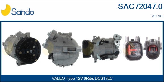 Compressore, climatizzatore SANDO SAC72047.0