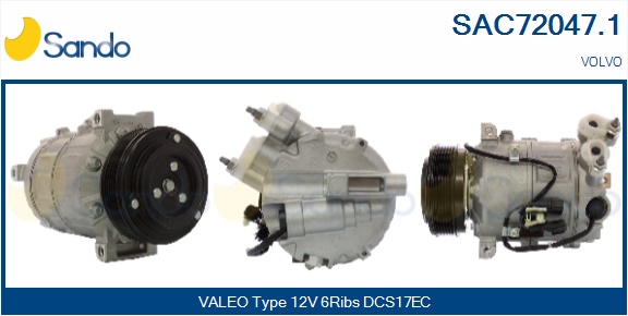 Compressore, climatizzatore SANDO SAC72047.1