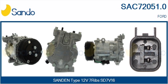 Compressore, climatizzatore SANDO SAC72051.0