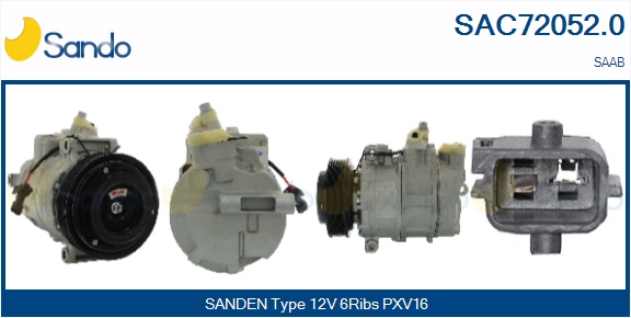 Compressore, climatizzatore SANDO SAC72052.0
