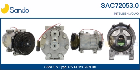 Compressore, climatizzatore SANDO SAC72053.0