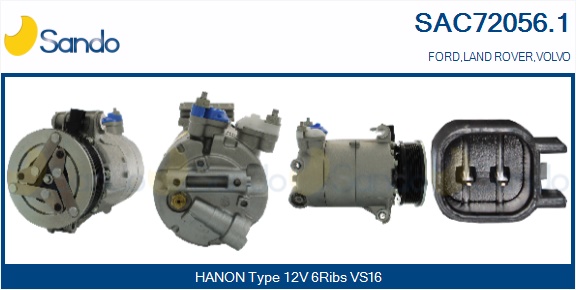 Compressore, climatizzatore SANDO SAC72056.1