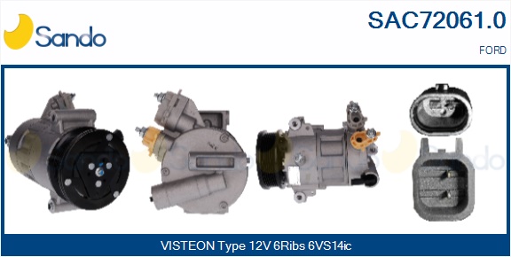 Compressore, climatizzatore SANDO SAC72061.0