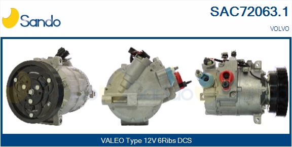 Compressore, climatizzatore SANDO SAC72063.1
