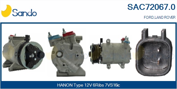 Compressore, climatizzatore SANDO SAC72067.0
