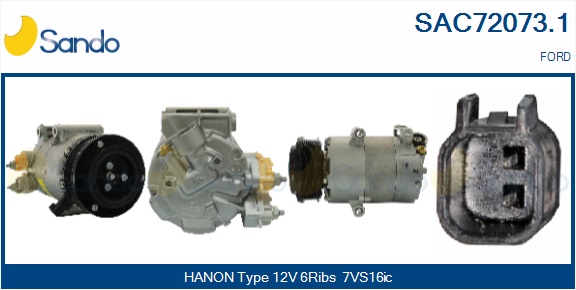 Compressore, climatizzatore SANDO SAC72073.1