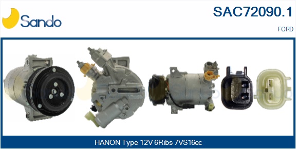 Compressore, climatizzatore SANDO SAC72090.1