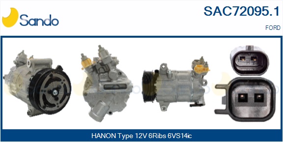 Compressore, climatizzatore SANDO SAC72095.1