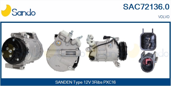Compressore, climatizzatore SANDO SAC72136.0