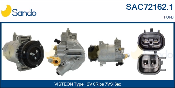 Compressore, climatizzatore SANDO SAC72162.1