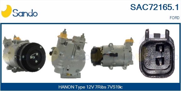 Compressore, climatizzatore SANDO SAC72165.1