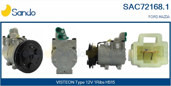 Compressore, climatizzatore SANDO SAC72168.1