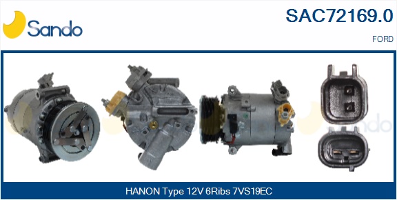 Compressore, climatizzatore SANDO SAC72169.0