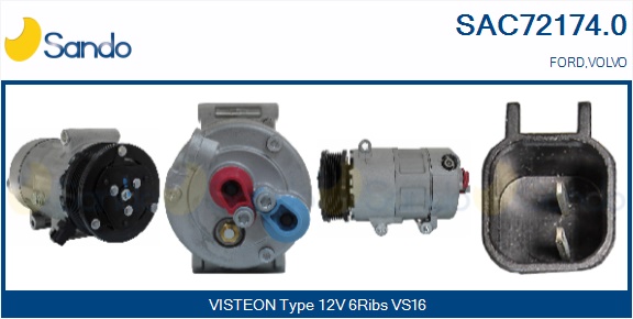 Compressore, climatizzatore SANDO SAC72174.0