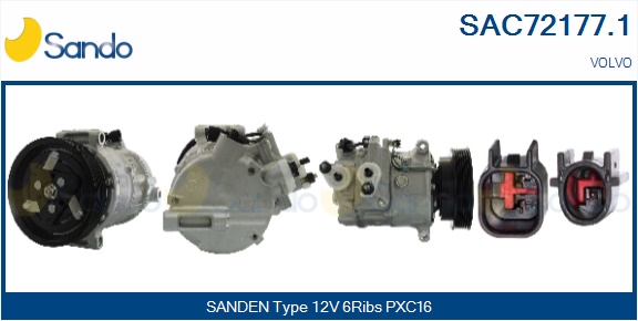Compressore, climatizzatore SANDO SAC72177.1