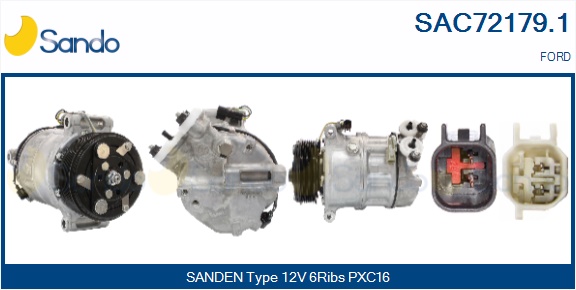 Compressore, climatizzatore SANDO SAC72179.1