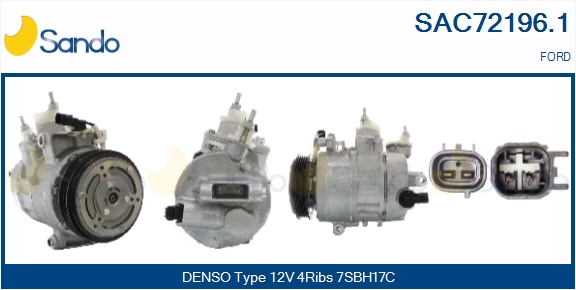 Compressore, climatizzatore SANDO SAC72196.1