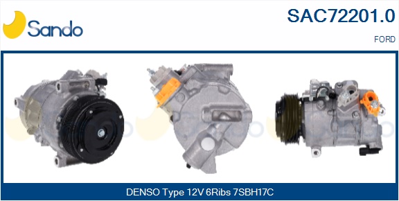Compressore, climatizzatore SANDO SAC72201.0