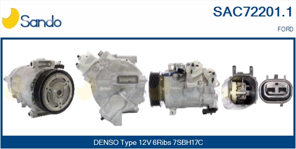Compressore, climatizzatore SANDO SAC72201.1