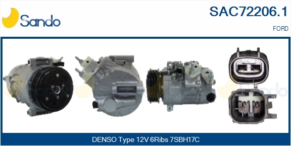 Compressore, climatizzatore SANDO SAC72206.1