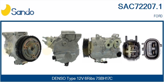 Compressore, climatizzatore SANDO SAC72207.1