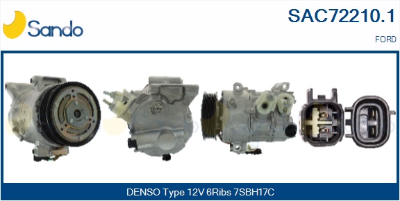 Compressore, climatizzatore SANDO SAC72210.1