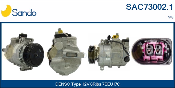 Compressore, climatizzatore SANDO SAC73002.1