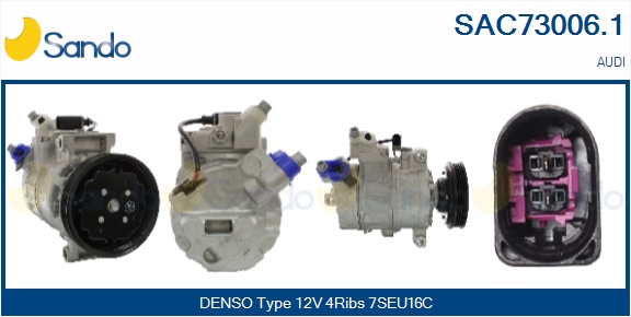 Compressore, climatizzatore SANDO SAC73006.1