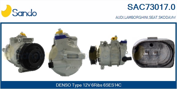 Compressore, climatizzatore SANDO SAC73017.0