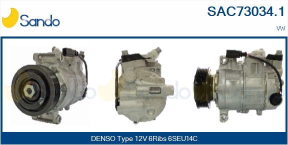 Compressore, climatizzatore SANDO SAC73034.1