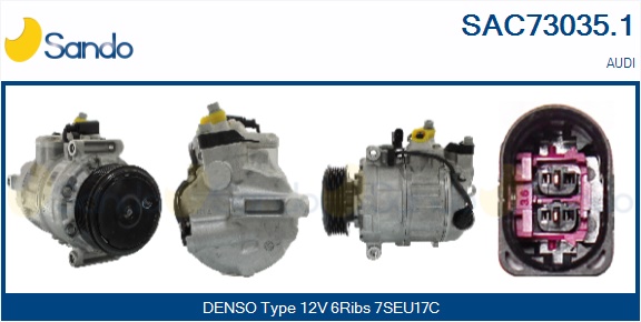 Compressore, climatizzatore SANDO SAC73035.1