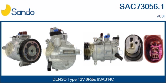 Compressore, climatizzatore SANDO SAC73056.1