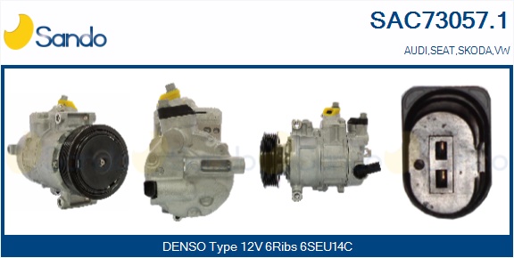 Compressore, climatizzatore SANDO SAC73057.1