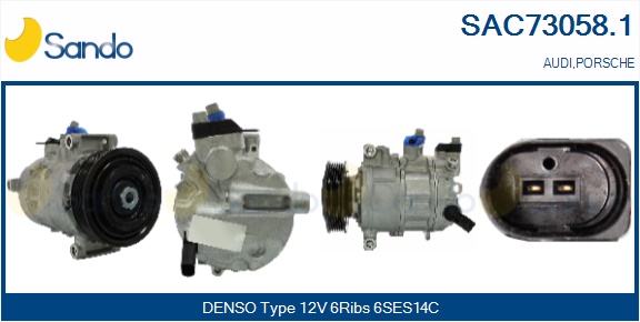 Compressore, climatizzatore SANDO SAC73058.1